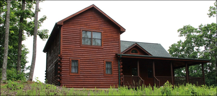 Professional Log Home Borate Application  Putnam County, Georgia
